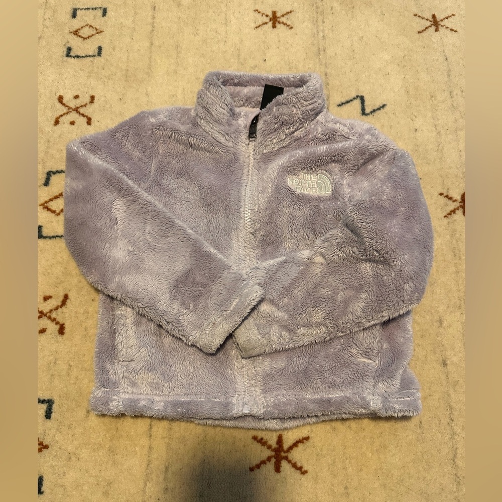 North Face kids’ osolita full-zip jacket, size 3T in color lavender fog